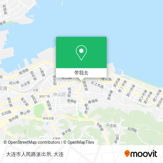 大连市人民路派出所地图