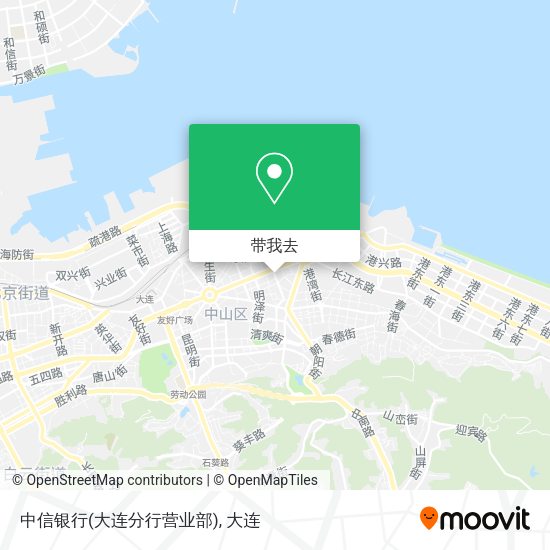 中信银行(大连分行营业部)地图