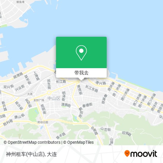 神州租车(中山店)地图