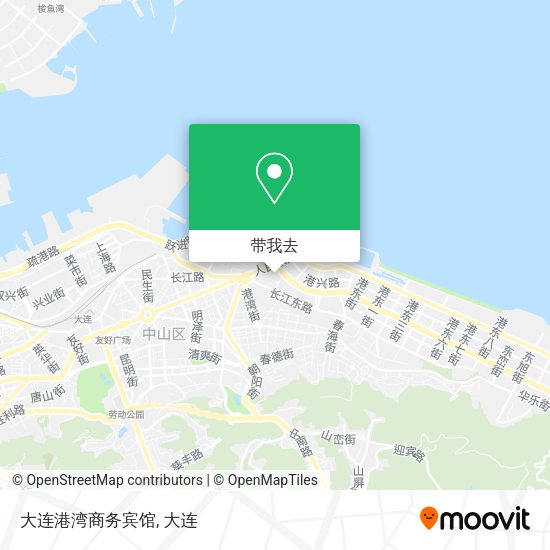 大连港湾商务宾馆地图