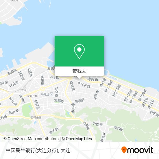 中国民生银行(大连分行)地图