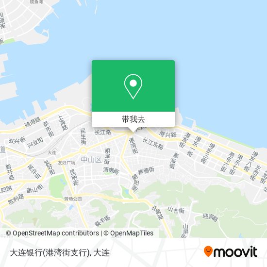 大连银行(港湾街支行)地图
