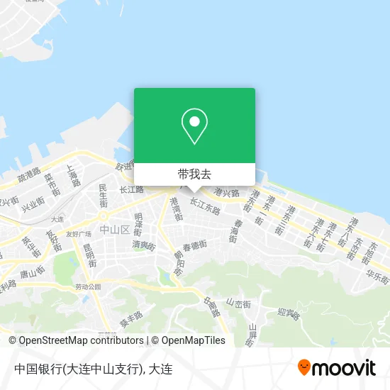 中国银行(大连中山支行)地图