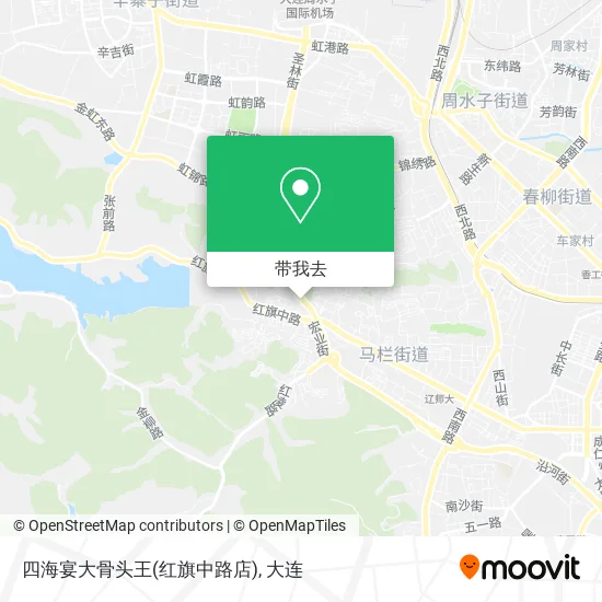 四海宴大骨头王(红旗中路店)地图