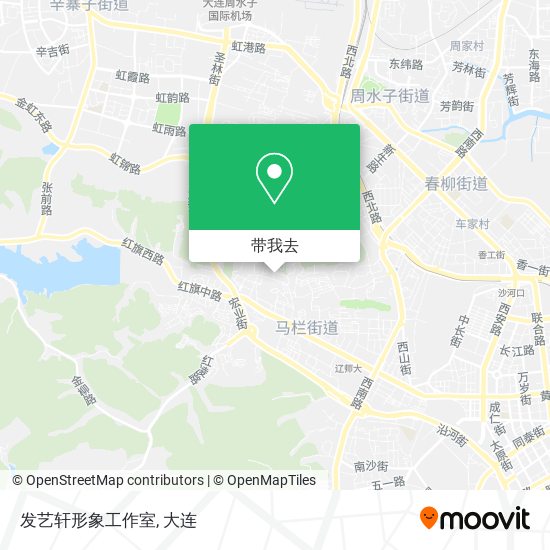 发艺轩形象工作室地图