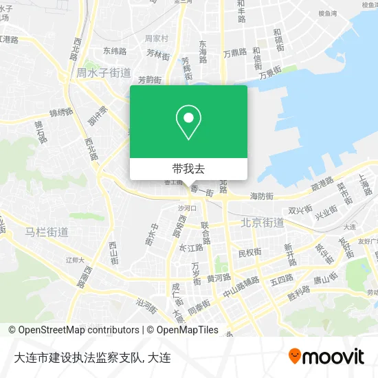 大连市建设执法监察支队地图