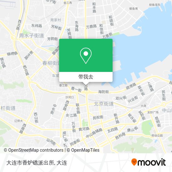 大连市香炉礁派出所地图