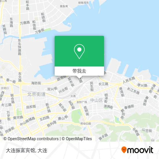 大连振富宾馆地图