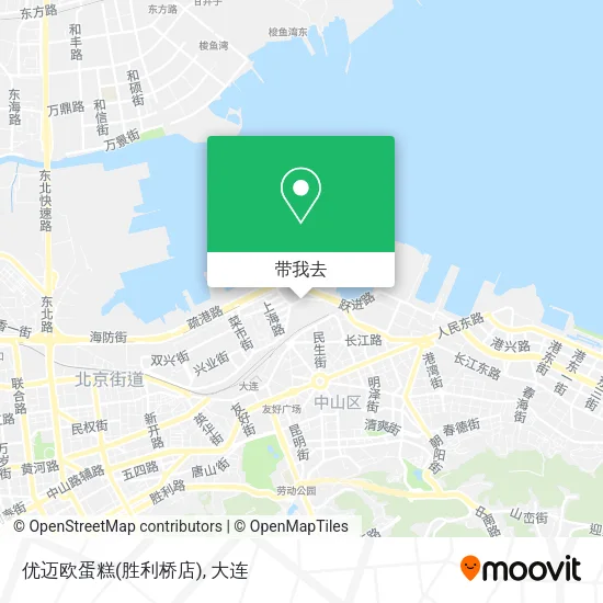 优迈欧蛋糕(胜利桥店)地图