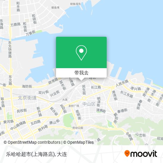 乐哈哈超市(上海路店)地图