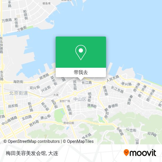 梅田美容美发会馆地图