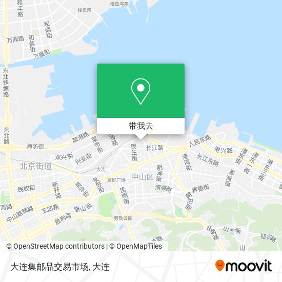 大连集邮品交易市场地图