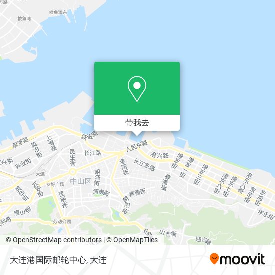 大连港国际邮轮中心地图