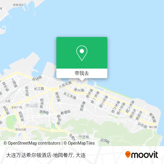 大连万达希尔顿酒店-地阔餐厅地图