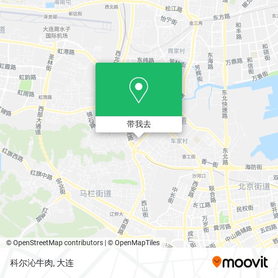 科尔沁牛肉地图