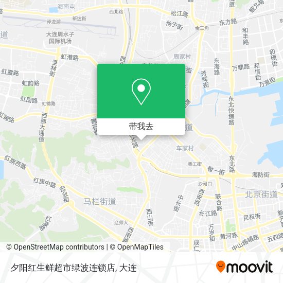 夕阳红生鲜超市绿波连锁店地图