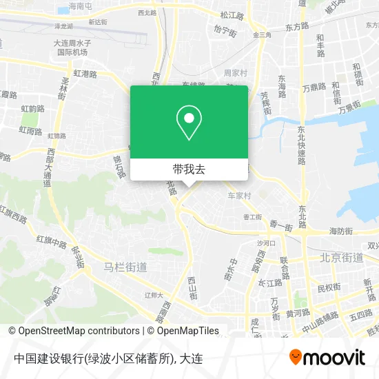 中国建设银行(绿波小区储蓄所)地图