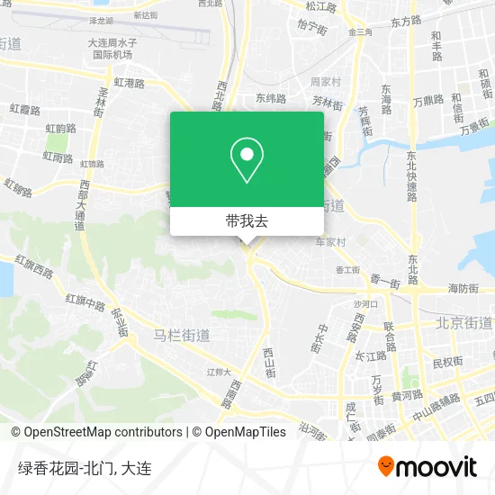 绿香花园-北门地图