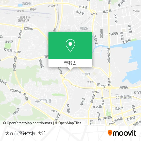 大连市烹饪学校地图