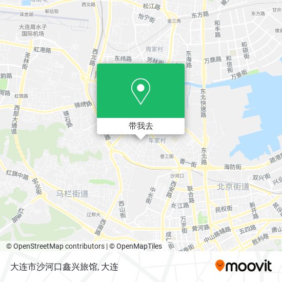 大连市沙河口鑫兴旅馆地图