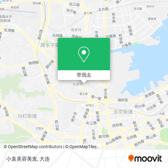 小袁美容美发地图