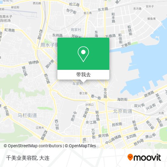 千美业美容院地图