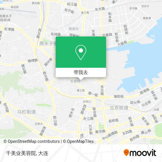 千美业美容院地图