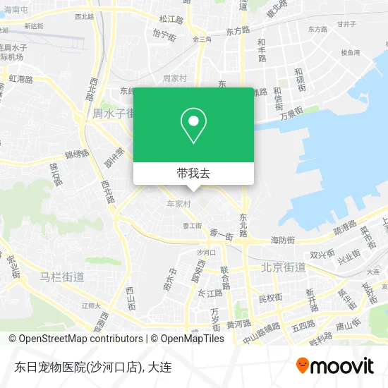 东日宠物医院(沙河口店)地图