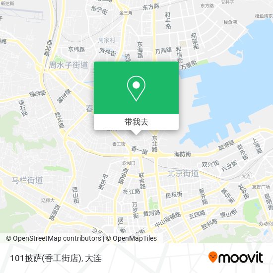 101披萨(香工街店)地图