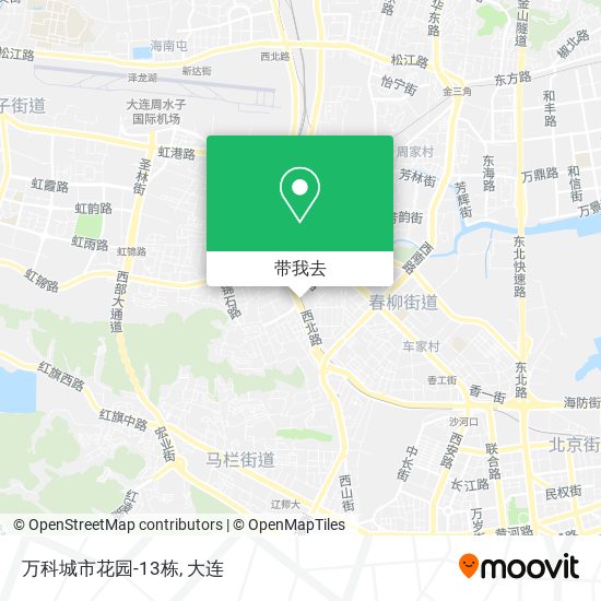 万科城市花园-13栋地图