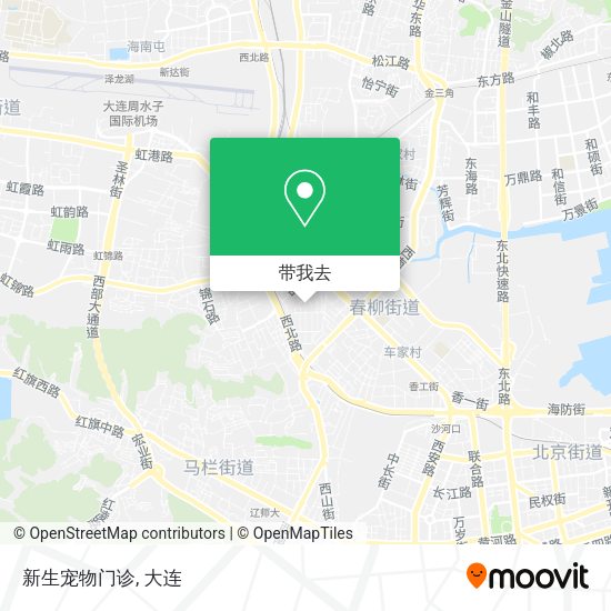 新生宠物门诊地图