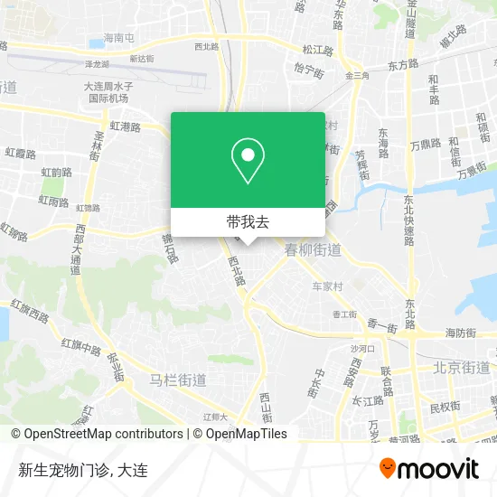 新生宠物门诊地图