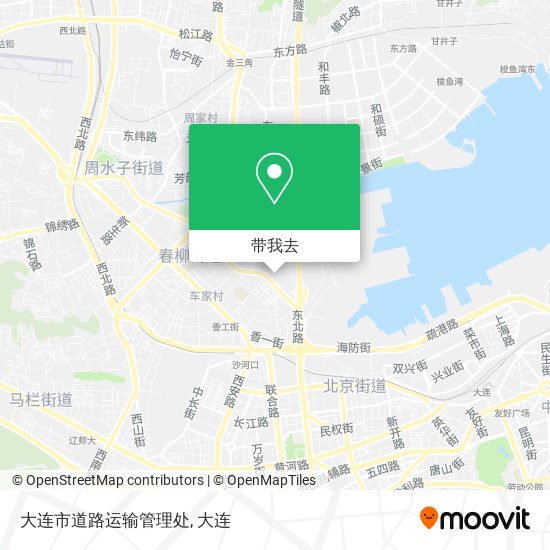 大连市道路运输管理处地图
