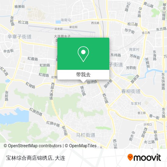 宝林综合商店锦绣店地图