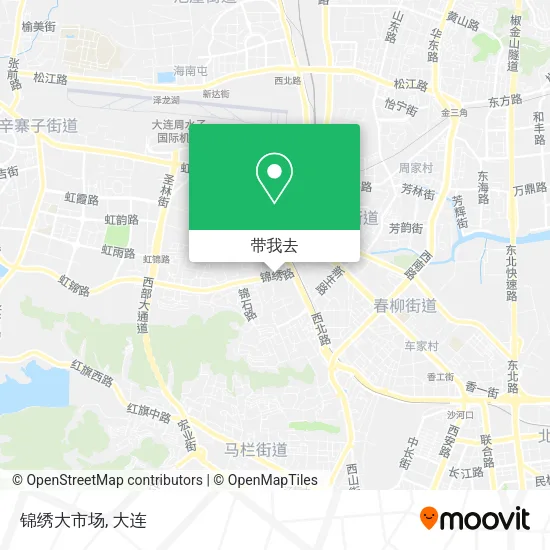 锦绣大市场地图