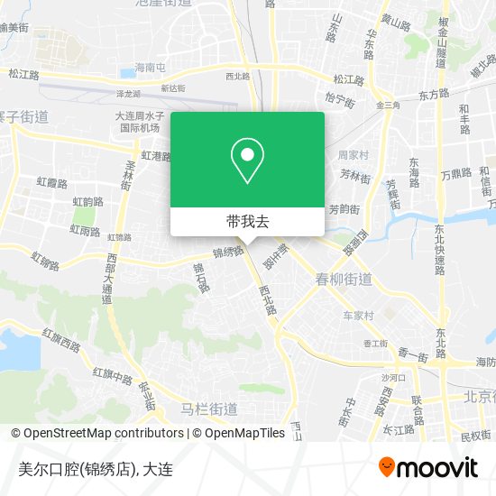 美尔口腔(锦绣店)地图