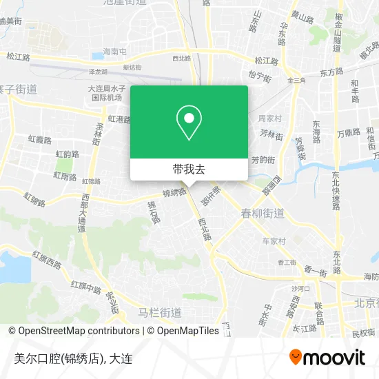 美尔口腔(锦绣店)地图