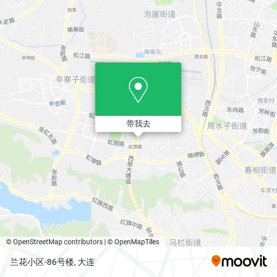 兰花小区-86号楼地图