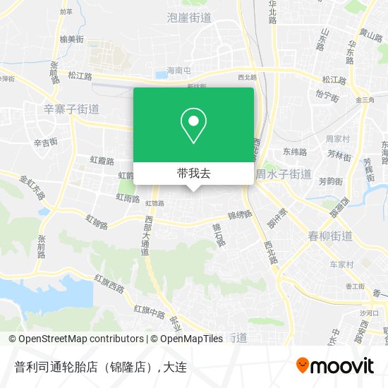 普利司通轮胎店（锦隆店）地图