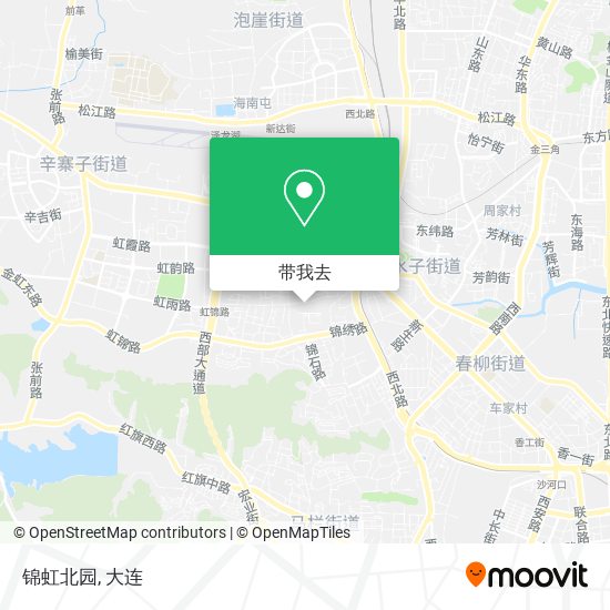 锦虹北园地图
