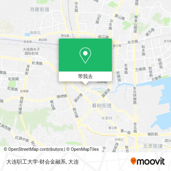 大连职工大学-财会金融系地图