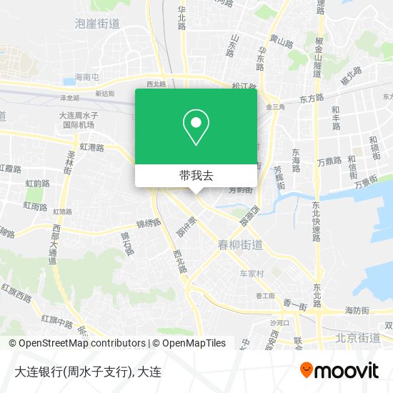 大连银行(周水子支行)地图