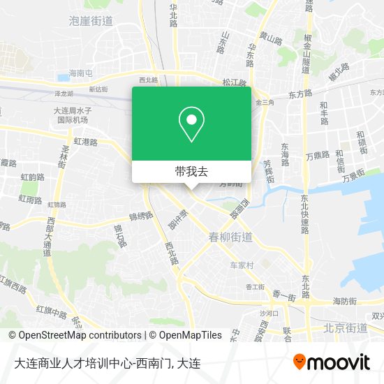 大连商业人才培训中心-西南门地图