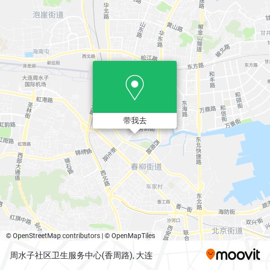周水子社区卫生服务中心(香周路)地图