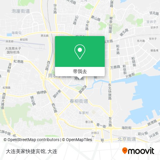 大连美家快捷宾馆地图
