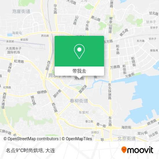 名点9°C时尚烘培地图