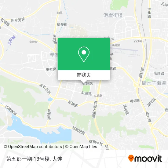 第五郡一期-13号楼地图