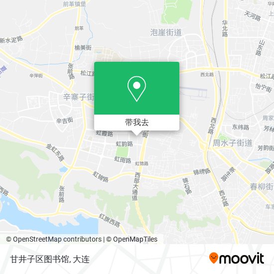 甘井子区图书馆地图