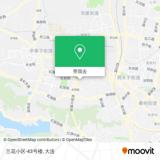 兰花小区-43号楼地图
