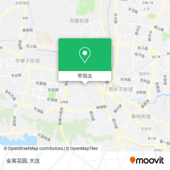 金寓花园地图